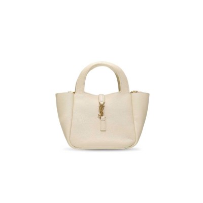 YSL LE 5 À 7 BABY BEA IN GRAINED LEATHER 872469 (18*15*13cm) 